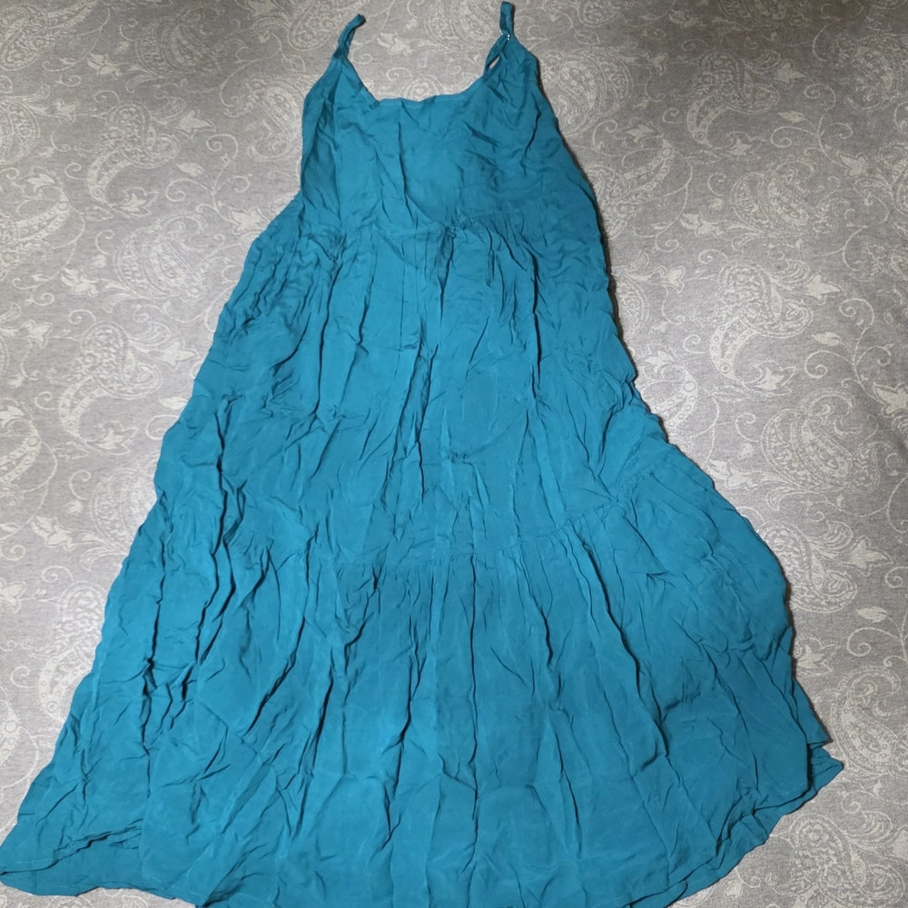 Evolve Teal Maxi Dress (O/S)